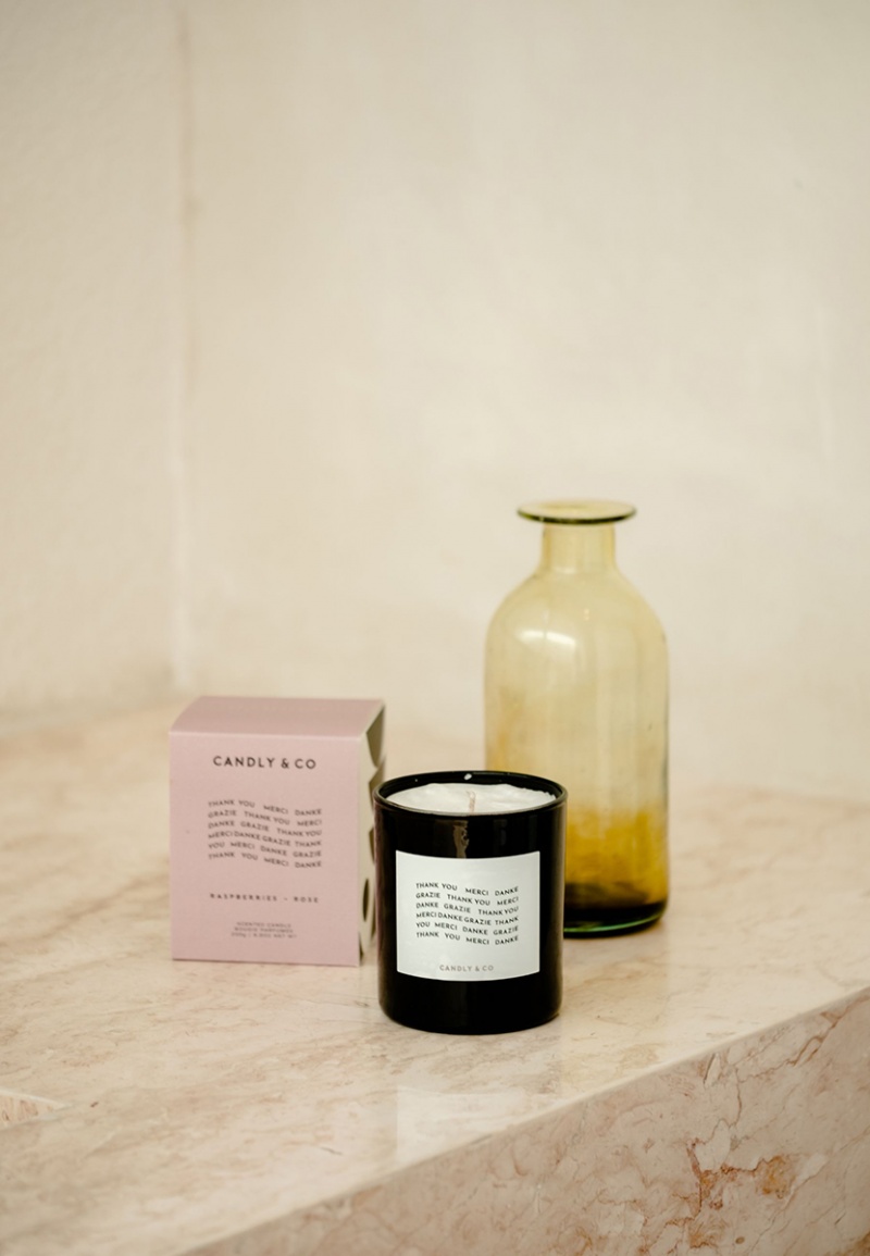 Świeca sojowa w szkle CANDLY&CO, Thank You Merci Danke, zapach No.7, 250g - obrazek 4
