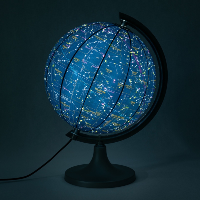 Globus nieba z objaśnieniem GŁOWALA, podświetlany, śr. 250mm, w pudełku - obrazek 2