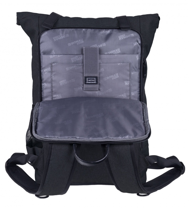 Plecak DONAU TRAVEL London, 15,6", 18l, czarny - obrazek 5