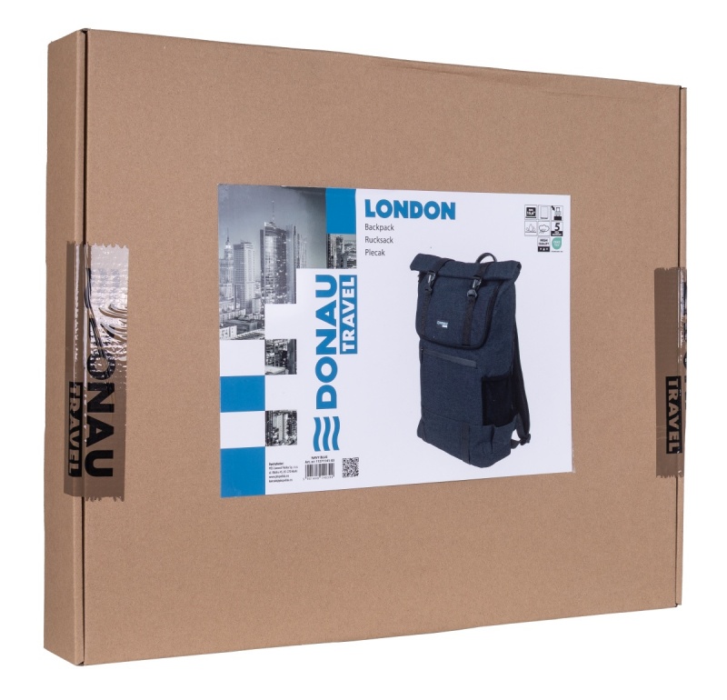 Plecak DONAU TRAVEL London, 15,6", 18l, granatowy - obrazek 10