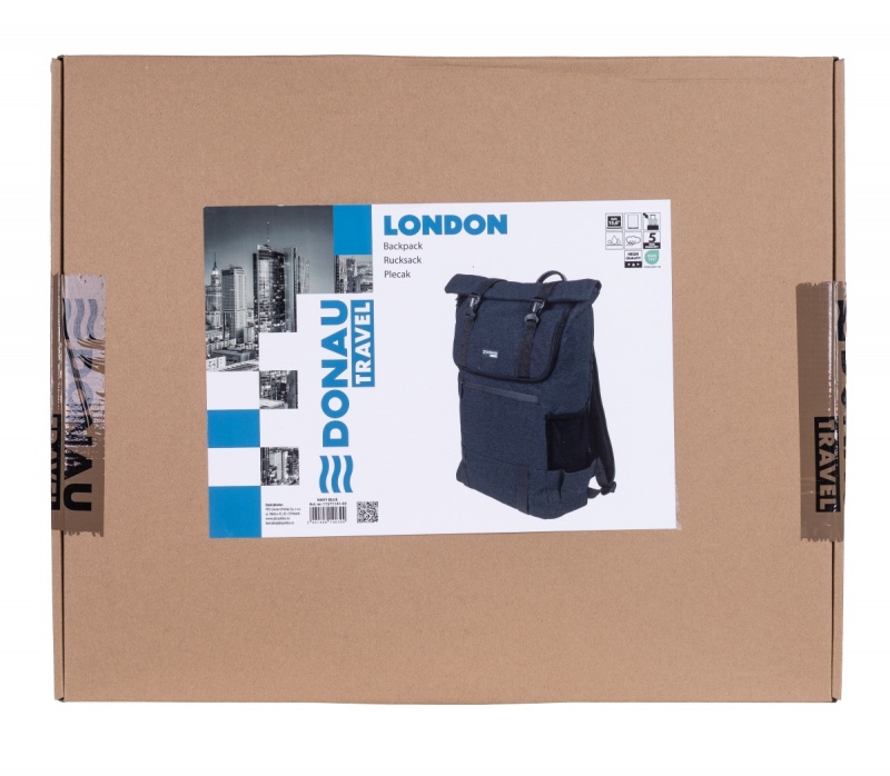 Plecak DONAU TRAVEL London, 15,6", 18l, granatowy - obrazek 9