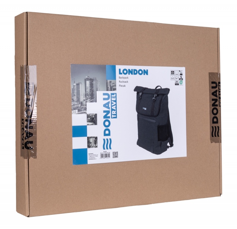 Plecak DONAU TRAVEL London, 15,6", 18l, czarny - obrazek 10