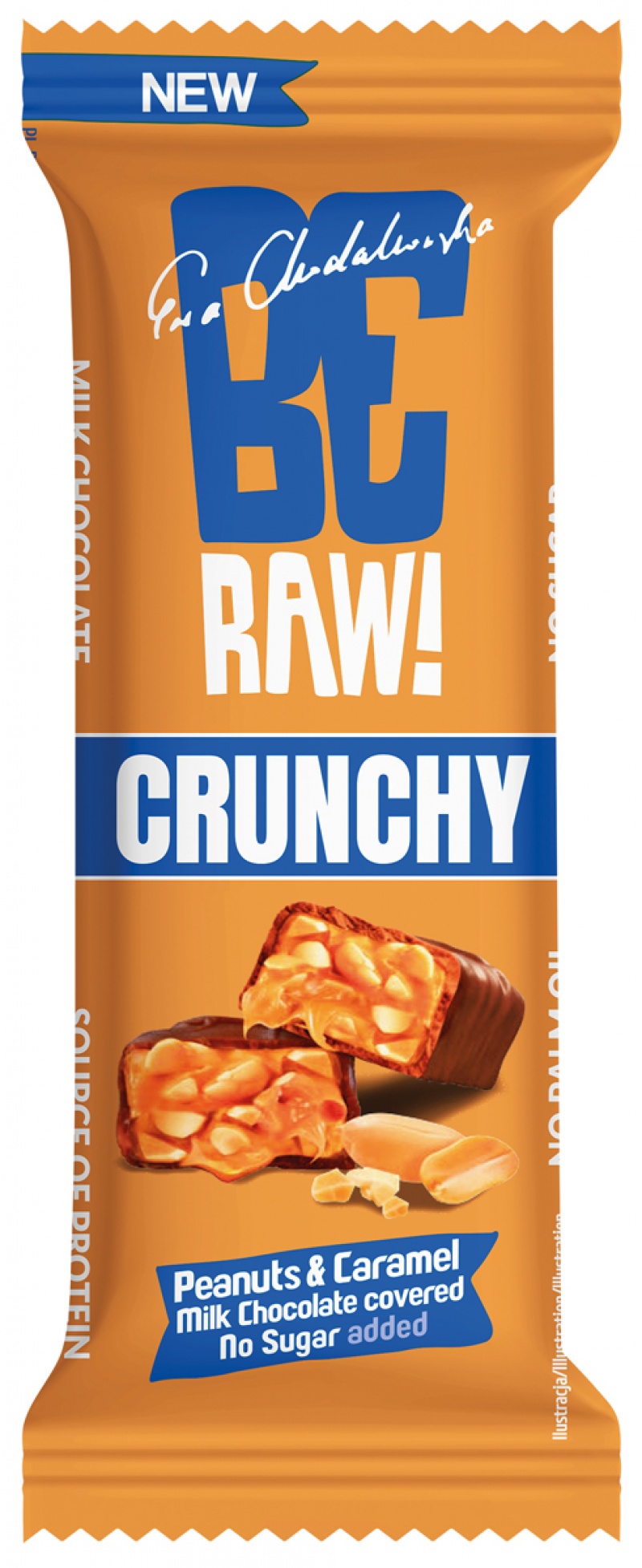 Baton BERAW!, orzechowo-karmelowy, 40g