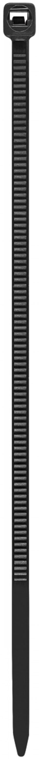 Opaski zaciskowe/trytytki DONAU TECH, 100x2,5mm, 100szt., temp. -40/80, czarne