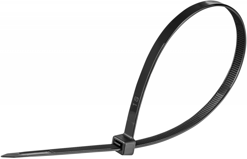 Opaski zaciskowe/trytytki DONAU TECH, 400x8,8mm, 100szt., temp. -40/80, czarne - obrazek 2