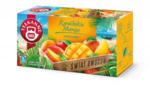 Herbata TEEKANNE World Of Fruits, karaibskie mango, 20 kopert
