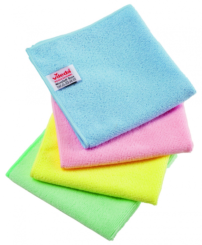 Ściereczka VILEDA PROFESSIONAL MicroTuff Base, 36 x 36 cm, niebieska - obrazek 2