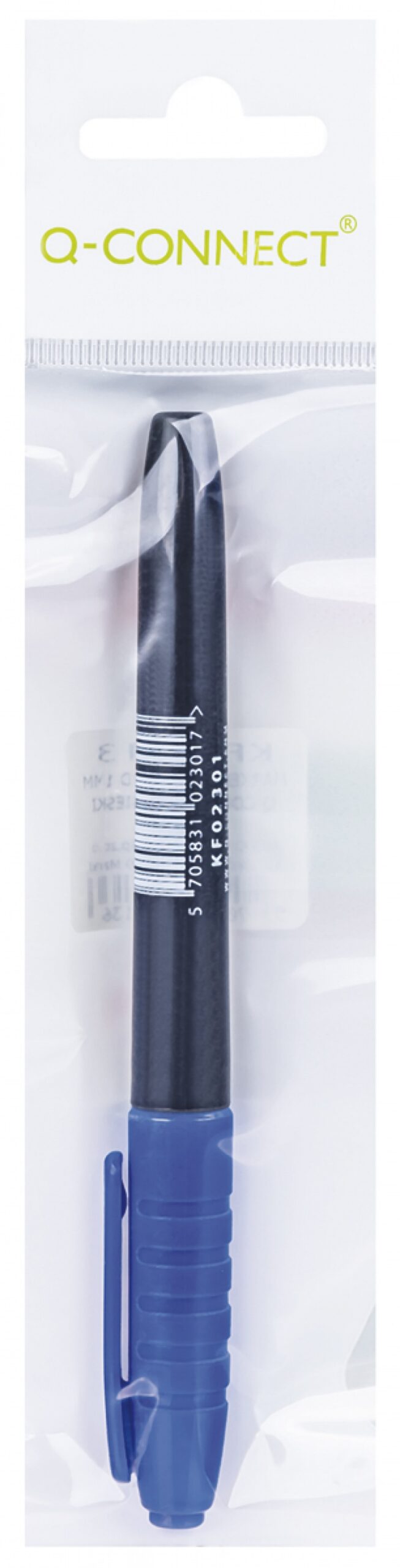 Marker do płyt CD/DVD Q-CONNECT, 1mm (linia), zawieszka, niebieski - obrazek 2