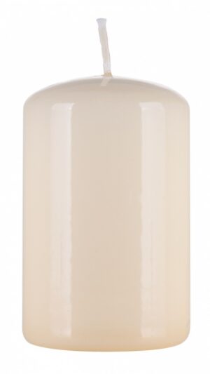 Świeca słupek DONAU HOME Standard Gloss, 50x80mm, kremowy