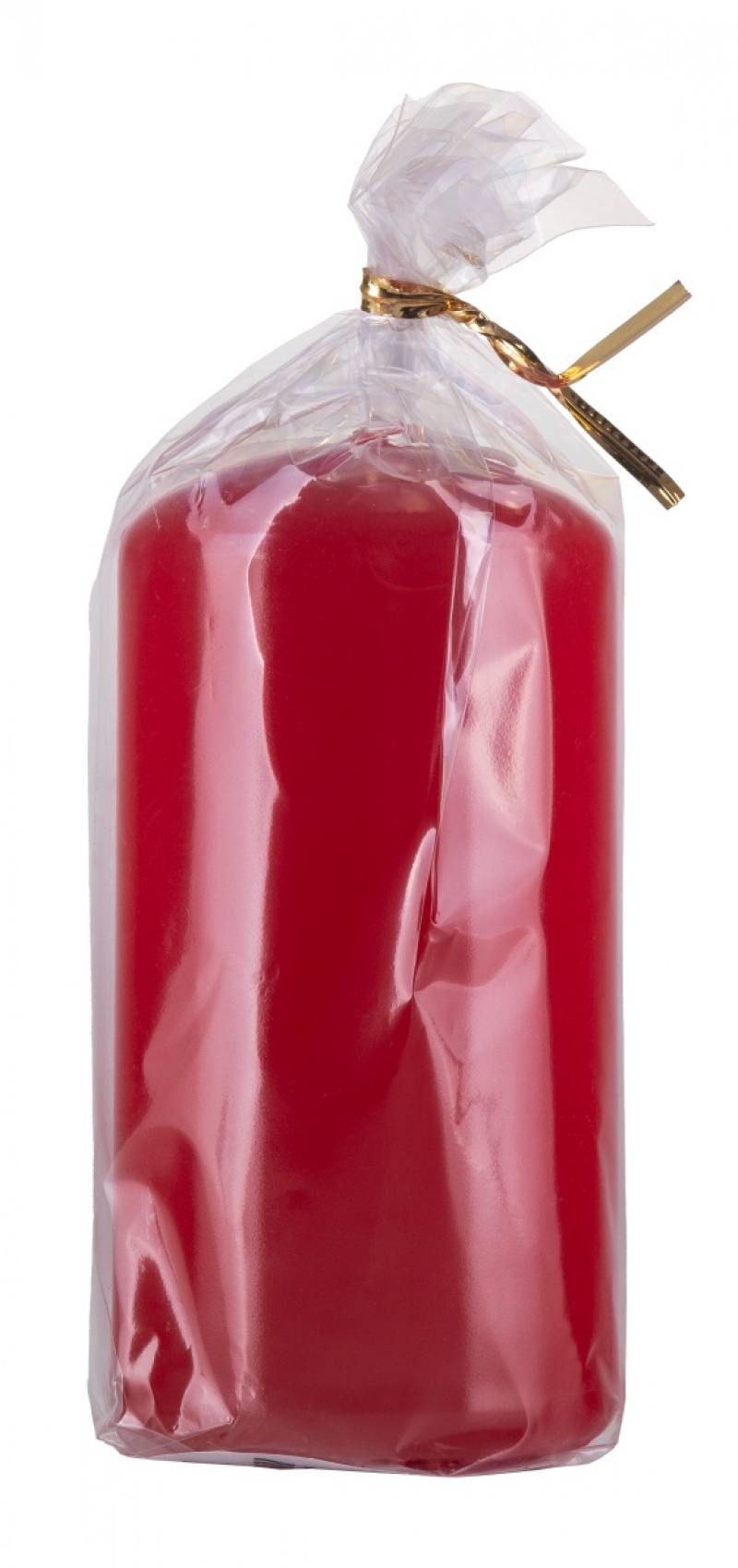 Świeca słupek DONAU HOME Standard Gloss, 50x100mm, czerwony - obrazek 2