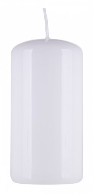 Świeca słupek DONAU HOME Standard Gloss, 50x100mm, biały