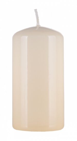Świeca słupek DONAU HOME Standard Gloss, 50x100mm, kremowy