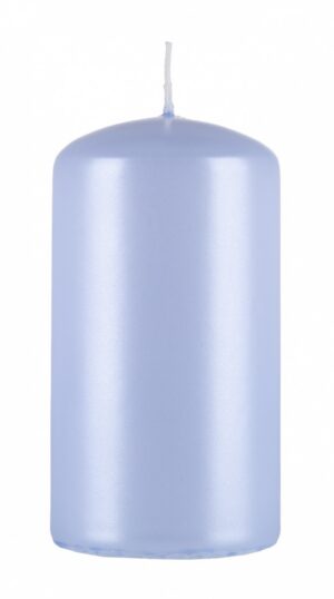 Świeca słupek DONAU HOME Standard Lakier, 60x115mm, błękit perła