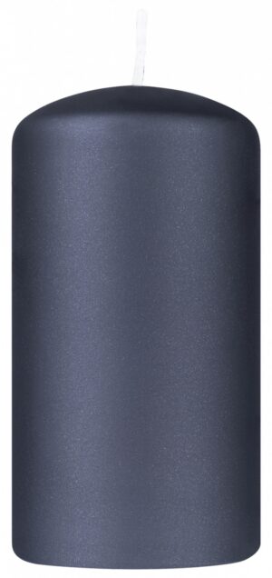 Świeca słupek DONAU HOME Standard Lakier, 60x115mm, czarny metaliczny mat