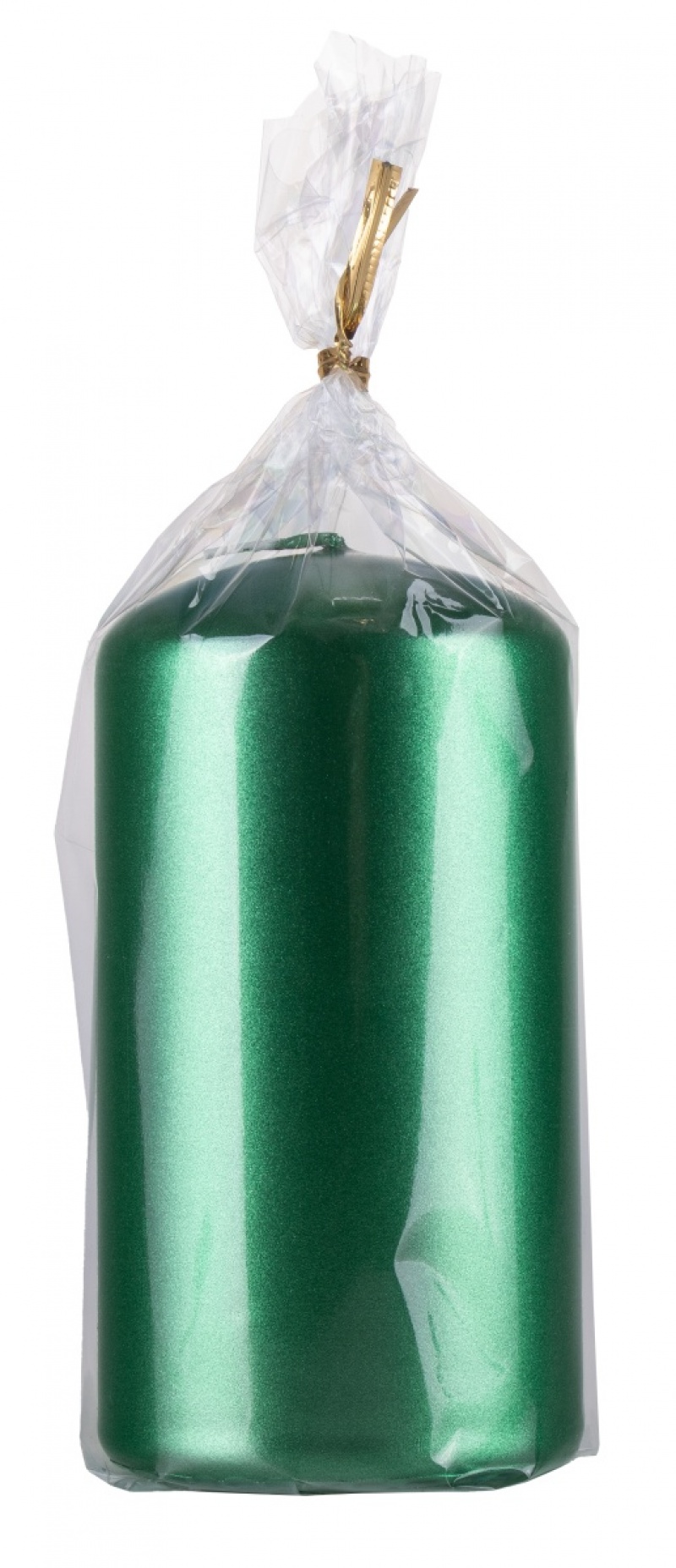 Świeca słupek DONAU HOME Standard Lakier, 60x115mm, zielony metaliczny połysk - obrazek 2