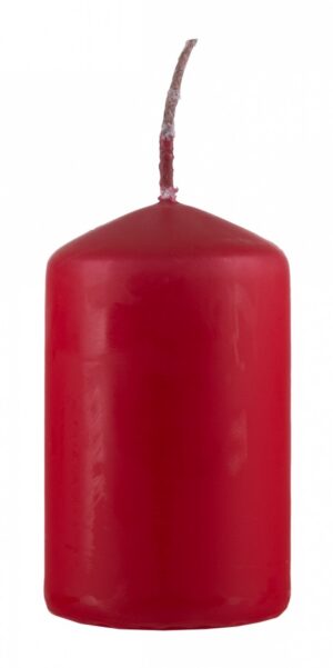 Świeca słupek DONAU HOME Spiced Christmas, 40x70mm, 4 szt., jabłko z cynamonem, czerwony