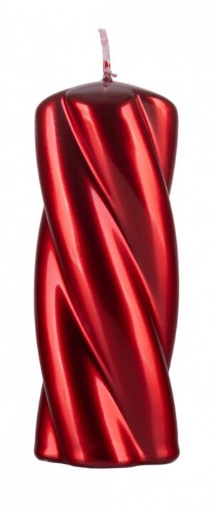 Świeca słupek DONAU HOME Laval, 50x130mm, rubin