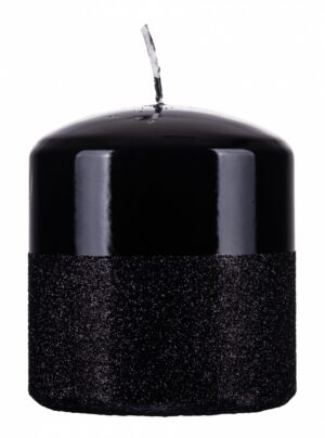 Świeca słupek DONAU HOME Onyx, 80x90mm, czarny