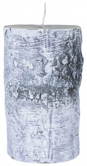 Świeca słupek DONAU HOME Brzoza, 70x120mm, biały