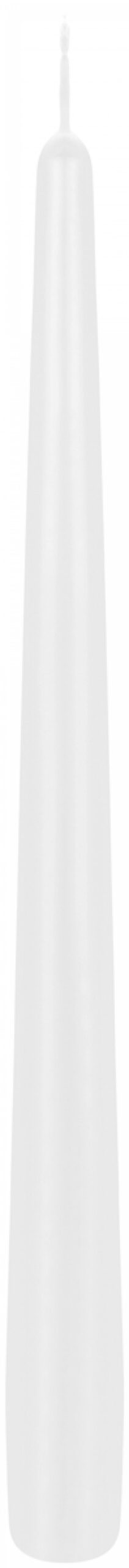 Świeca szpic DONAU HOME Standard Kolor, 22x230mm, 40 szt., biały