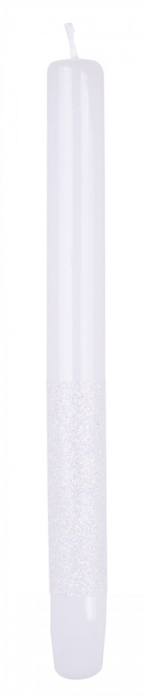 Świeca stołowa DONAU HOME Onyx, 22x250mm, 4 szt., biały