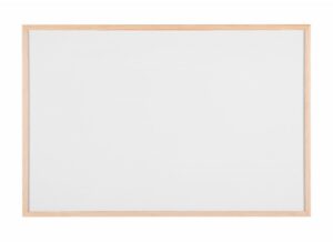 Tablica suchościeralna niemagnetyczna BI-OFFICE, lakierowana, 60x90cm, rama drewniana