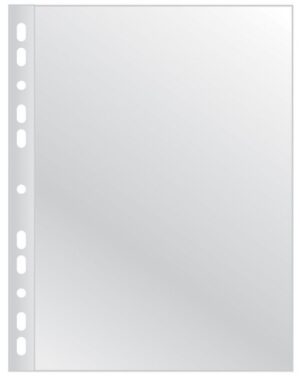 Koszulki na dokumenty Q-CONNECT, PP, A4, groszkowe, 50mikr., 10szt.