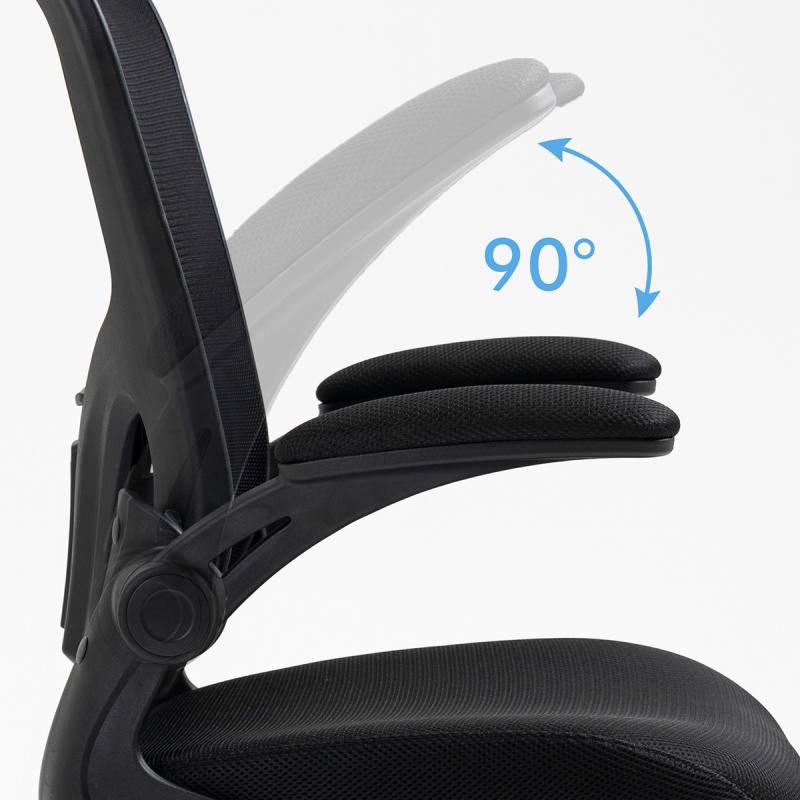 Fotel biurowy OFFICE PRODUCTS Chios, czarny - obrazek 9