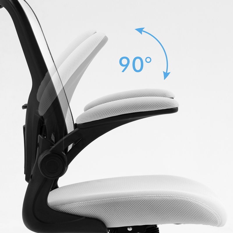 Fotel biurowy OFFICE PRODUCTS Chios, szary - obrazek 5