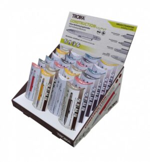 Display naladowy długopisów wielozadaniowych TROIKA Construction Liliput, 24 szt.
