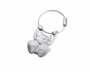 Brelok TROIKA Tabby, metal, szary