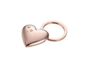 Brelok TROIKA Girls Best Friends Rosy, kryształki Swarovskiego, metal różowe złoto