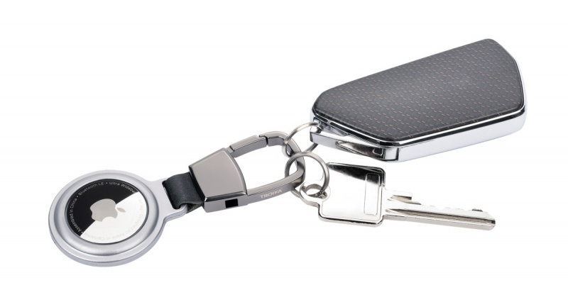 Brelok TROIKA AirTag Holder, etui na AirTag, srebrny - obrazek 2