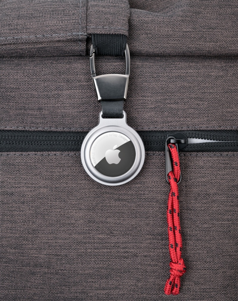 Brelok TROIKA AirTag Holder, etui na AirTag, srebrny - obrazek 3