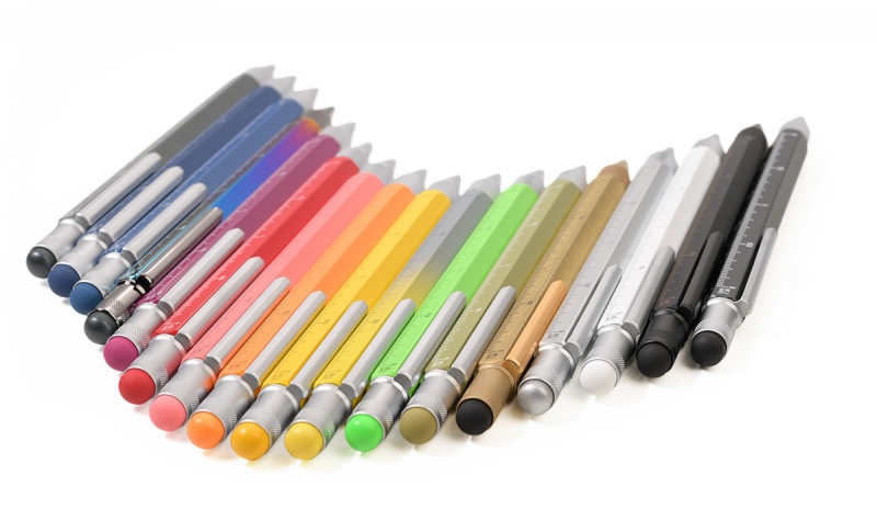 Długopis wielozadaniowy TROIKA Construction, czarny mat - obrazek 3