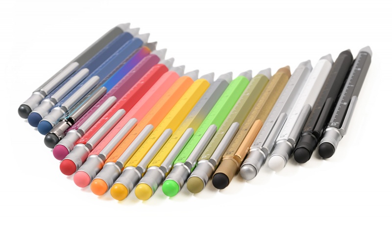 Długopis wielozadaniowy TROIKA Construction, zielony neonowy - obrazek 3