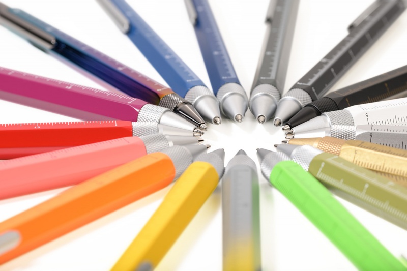 Długopis wielozadaniowy TROIKA Construction, zielony neonowy - obrazek 7