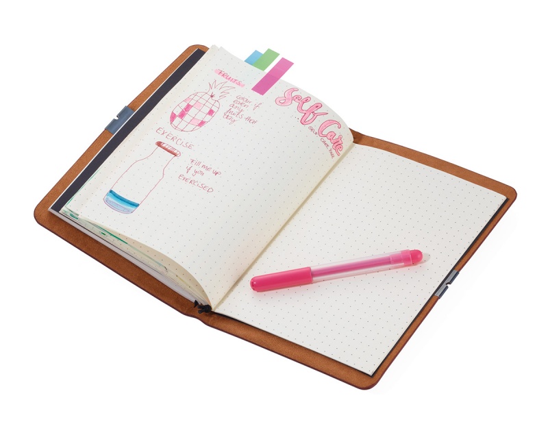 Notes TROIKA Bullet Journal, A5, w kropki, brązowy - obrazek 7