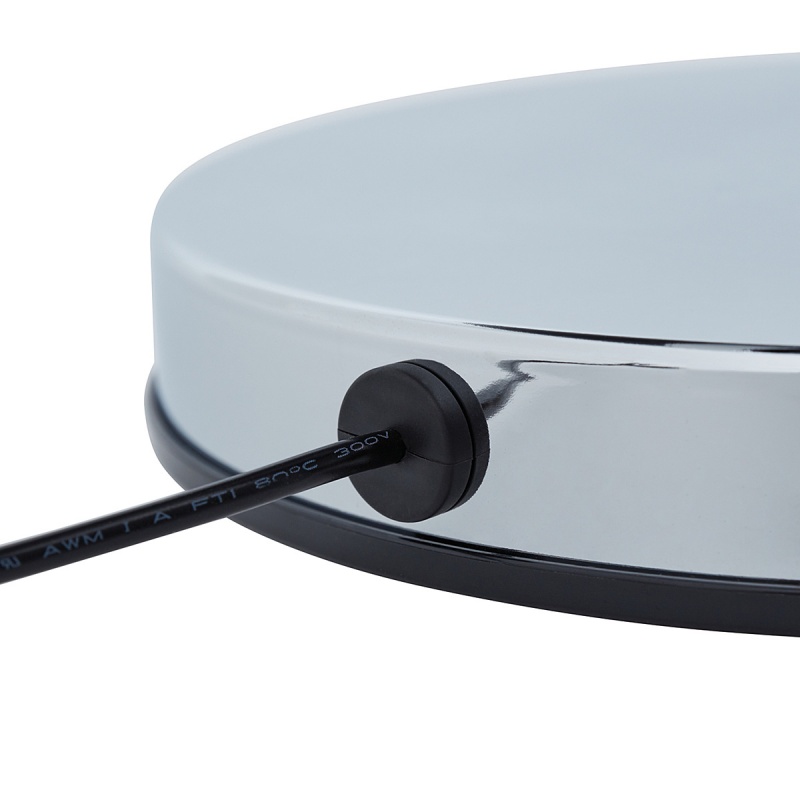 Globus TROIKA Terra Light, śr. 25cm, metalowa podstawa, czarno-srebrny - obrazek 6