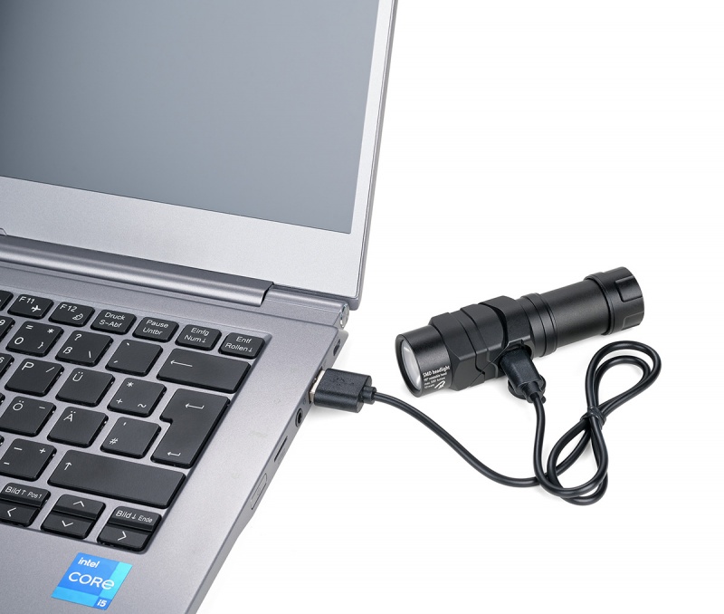 Latarka TROIKA Eco Knicklicht Micro, 5 trybów, czarna - obrazek 5