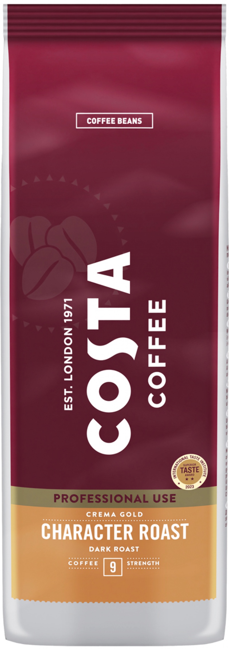 Kawa COSTA COFFEE Crema Gold Dark, ziarnista, 1kg