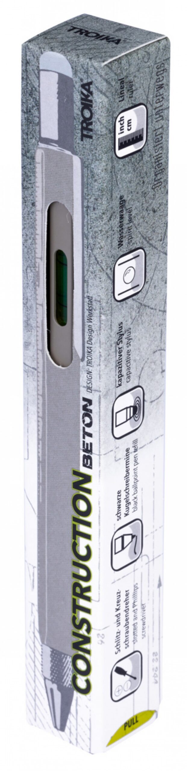 Długopis wielozadaniowy TROIKA Construction, szary - obrazek 4