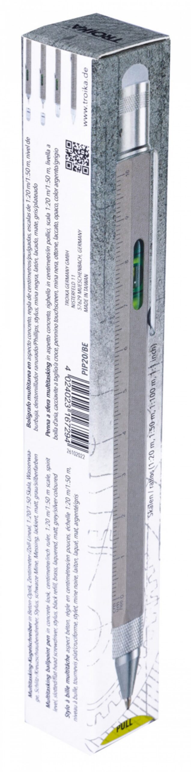 Długopis wielozadaniowy TROIKA Construction, szary - obrazek 5