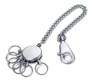 Brelok TROIKA Patent Chain, z łańcuszkiem, na 6 kluczy, matowy