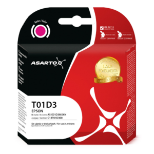 Tusz Asarto do Epson T01D3 | C13T01D300 | 20000 str. | magenta
