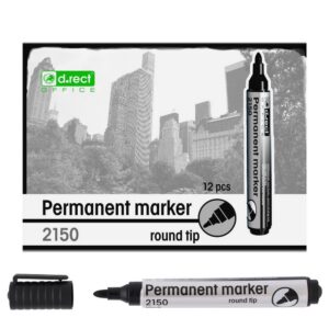Marker permanętny D.RECT 2150 czarny