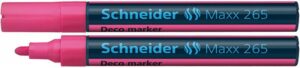 Marker kredowy SCHNEIDER Maxx 265 Deco, okrągły, 2-3mm, zawieszka
