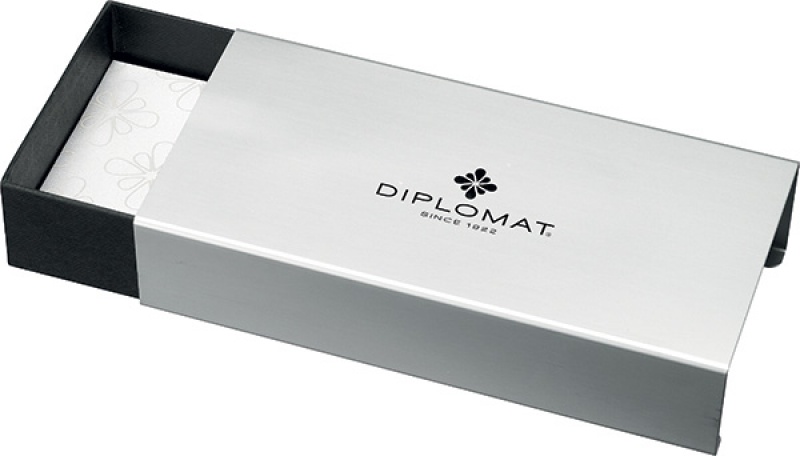 Pióro wieczne DIPLOMAT Excellence A2, M, ciemnoniebieskie/srebrne - obrazek 2