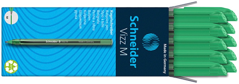 Długopis SCHNEIDER VIZZ, M, 1szt., zielony - obrazek 5