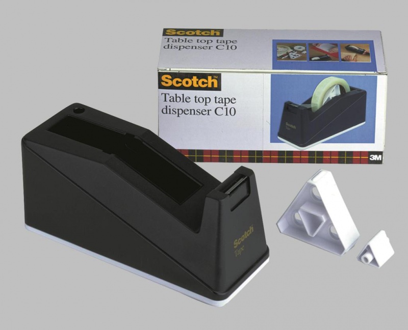 Dyspenser do taśm SCOTCH® (C-10), czarny - obrazek 2